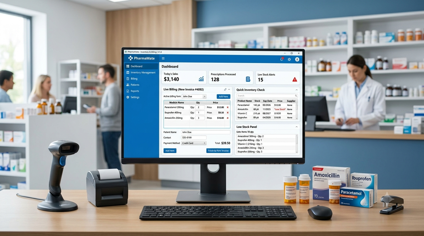 Pharmacy Desktop Application